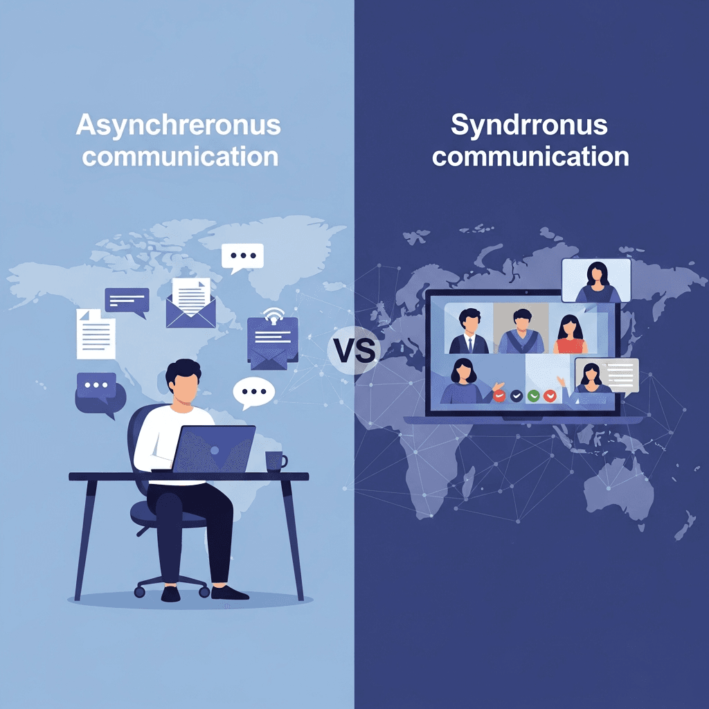 Cover Image for Async vs Sync Communication: Decision Framework for Remote Teams [2025]