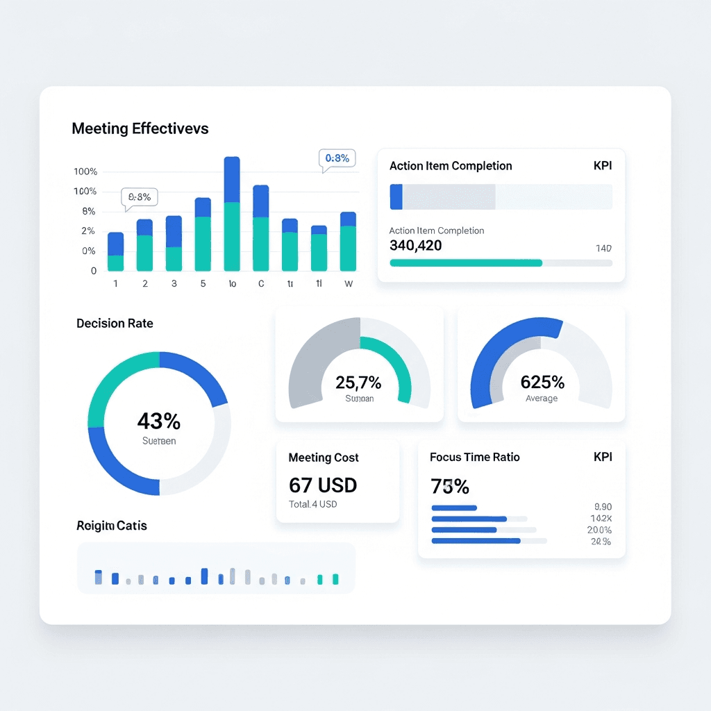 Cover Image for 12 Meeting Effectiveness Metrics Every Manager Should Track [2026 Benchmarks]